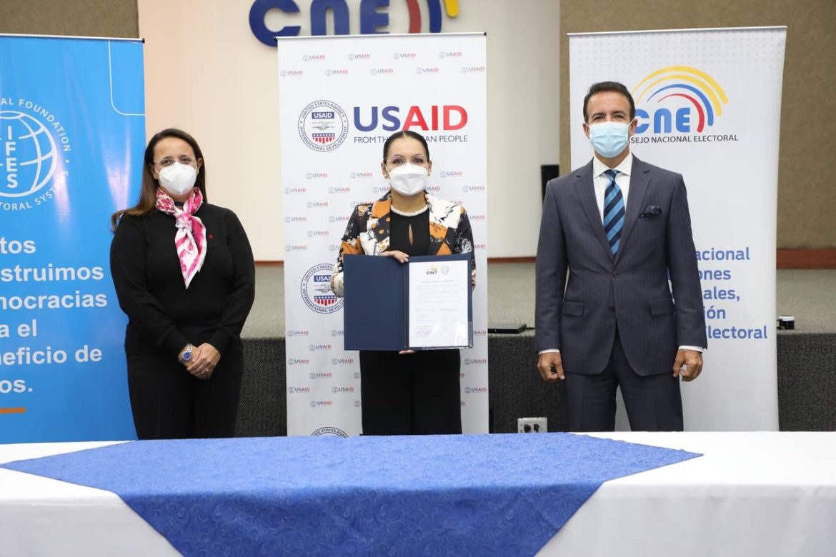 Este 24 de enero de 2022, el Consejo Nacional Electoral (CNE) y el Gobierno de los Estados Unidos, a través de la Agencia de los Estados Unidos para el Desarrollo Internacional (USAID